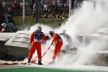 Las imágenes del accidente en Sochi que acabó con la carrera de F2