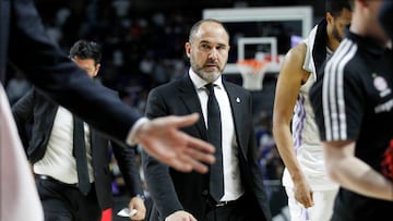 Chus Mateo, entrenador del Real Madrid, tras el partido ante el Bayern Múnich.