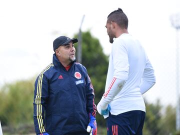 Así fue el primer día del microciclo de arqueros en la Selección Colombia.