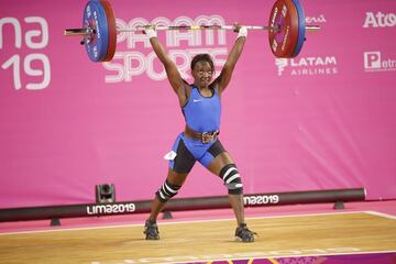 Pesista colombiana que se ubicó quinta en la categoría de 55 kg en el Mundial de Mayores de Tailandia. Impuso récord en la modalidad de envión, al alzar un peso de 116 kilogramos. 