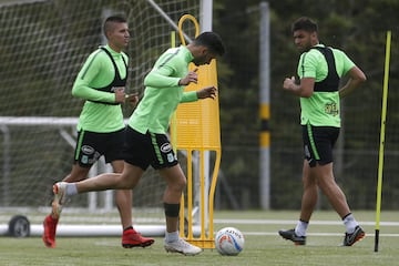 Atlético Nacional realizó su último entrenamiento antes de enfrentar a Leones en el partido de ida por las semifinales de la Copa Águila 2018.