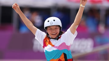 Mike Heiman, vicepresidente de operaciones editoriales de Getty Images: "Antes de que comenzaran estos Juegos Olímpicos, me preguntaba quién sería la próxima gran estrella para abrirse paso y poner su nombre en el mapa proverbial. El lunes, la skater japonesa de 13 años, Momiji Nishiya, se convirtió en una de las medallistas de oro más jóvenes en la historia de los Juegos Olímpicos, ya que sorprendió al mundo y ganó la final inaugural de calle femenina". En esta foto, el fotógrafo del personal de Getty Images, Patrick Smith, captura a la perfección la alegría de Nishiya cuando se da cuenta de que ha conseguido el oro.