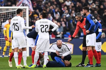 Lesión de Kylyan Mbappé.