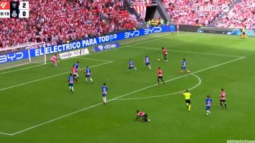 Es un león indomable: Iñaki Williams en modo bestia del gol