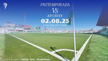 Cádiz y Ceuta se medirán el próximo 2 de agosto en el Estadio Municipal de El Palmar. Foto: Cádiz CF.