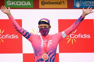 Magnus Cort, ganador de la etapa de hoy.
