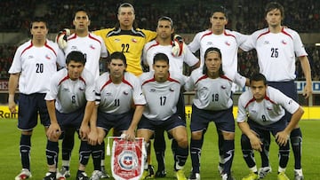 FUTBOL, AUSTRIA/CHILE
PARTIDO AMISTOSO.
FORMACION DE CHILE.
11/09/2007
VIENA, AUSTRIA.
ANDRES PINA/PHOTOSPORT