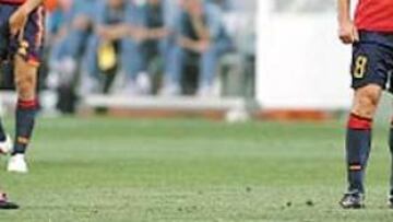 Albelda y Baraja fueron los protagonistas del partido.