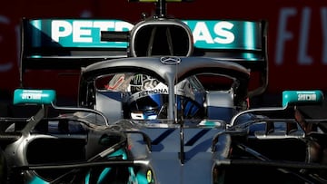 Valtteri Bottas (Mercedes W10. F1 2019). 