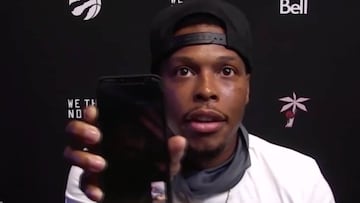 Lowry para la rueda de prensa y muestra su llamada especial: casi le mete en un aprieto