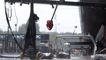 El pitlane de Spa-Francorchamps