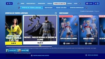 El pack de Batman aparece en la secci&oacute;n &quot;Ofertas de tiempo limitado&quot;