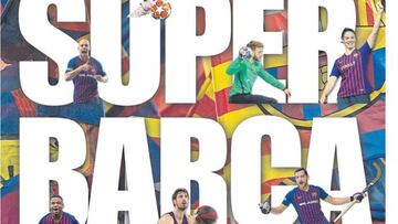Universo Barça en las portadas de la prensa catalana