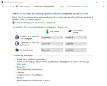 Cómo activar el modo Hibernar en Windows 10