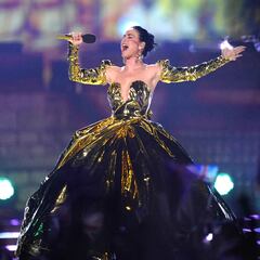 Katy Perry glows during coronation concert