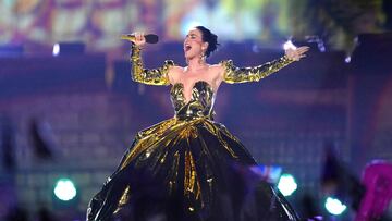 Katy Perry put on a show for the royal family on Sunday evening.