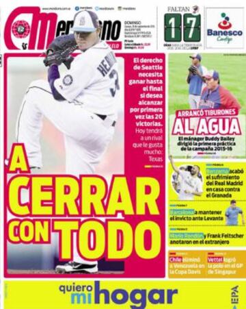 Portadas de la prensa deportiva