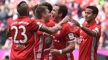 Arturo Vidal y Bayern celebran el título con cómodo triunfo