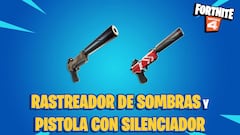 Rastreador de Sombras y Pistola con Silenciador en Fortnite: dónde encontrar estas armas