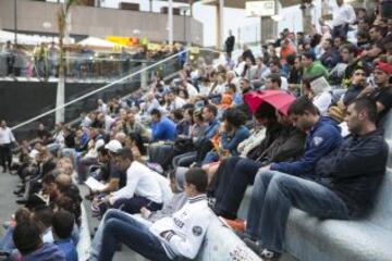 Encuentro con los Ases en el Centro Comercial de Las Terrazas.