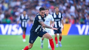 Lucas Ocampos of Monterrey during the match between CF Monterrey and FC Internazionale Milano as part of Group E to 2025 FIFA Club World Cup, at Rose Bowl Stadium on June 17, 2025 in Pasadena, Los Angeles California, United States.