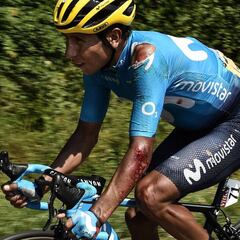 Parte médico de Nairo: "No parece tener lesión ósea"