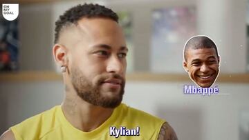 Neymar confiesa que Mbappé es el que más corteja del trindente