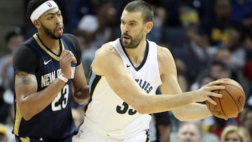 Marc Gasol se impone pese a 61 puntos de Cousins y Davis