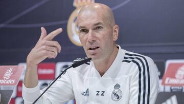 Señal en directo: rueda de prensa de Zidane desde Valdebebas
