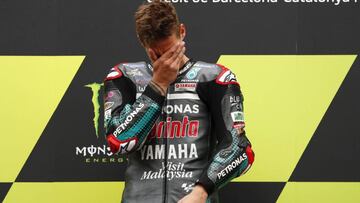 Podios de Mir y Rins en la tercera victoria de Quartararo.