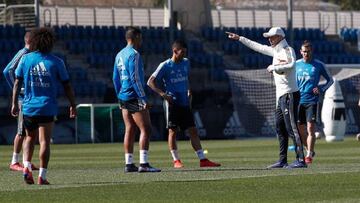 Zidane dirigió su segunda sesión pensando en el Celta