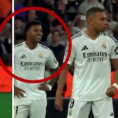 Rodrygo's hilarious reaction to Mbappé's first epic Champions League comeback at the Bernabeu