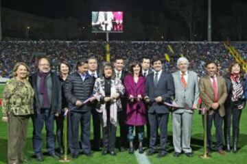 Anoche se inauguró oficialmente el estadio de Viña del Mar, que será sede de la Copa América.