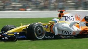 <b>EL REGRESO. </b>Alonso ha estado en este gran premio en los primeros puestos de la mayor parte de los entrenamientos y debe confirmar en la carrera sus buenas sensaciones.