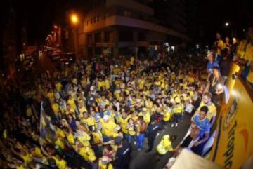 Celebración del ascenso de Las Palmas