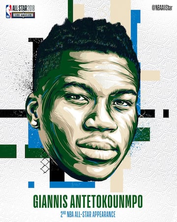 Giannis Antetokounmpo (Milwaukee Bucks, 2.530.211). Segundo All Star Game. The Greek Freak es el líder de la generación unicornio: jugadores grandes (2,11) que hacen de todo... y todo bien. En su curso de consagración está mejor que nunca: 28,2 puntos y 1