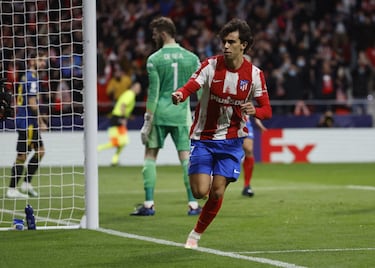 1-0. Jo?o Flix celebra el primer gol.
