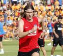 Un día en la pretemporada de Filipe Luís