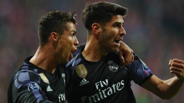 En la ida de cuartos de la temporada pasada, Asensio salió en el 60’, reactivó al Madrid y le puso a Cristiano el balón del 1-2.