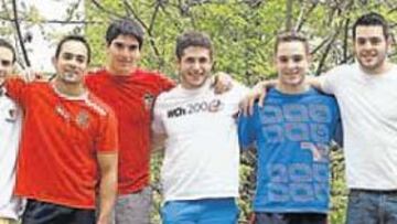 <b>TRAS LOS PASOS DE UNA LEYENDA. </b>Vivó, Martínez, Losantos, Botella, Bazán y San Miguel, con expectativas en Amsterdam.