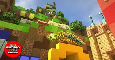 Super Nintendo World se podrá visitar en Minecraft