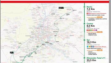 Madrid paraliza la ampliación de la línea 11 de Metro