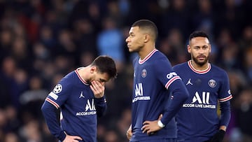 Messi, Mbappé y Neymar.