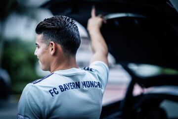 James se unió en Miami al Bayern Múnich. El colombiano no jugará ningún partido en la gira y empezará trabajos de acondicionamiento físico