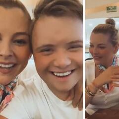 Marjorie de Sousa comparte momentos de su encuentro con Luciano, el hijo de Lety Calderón