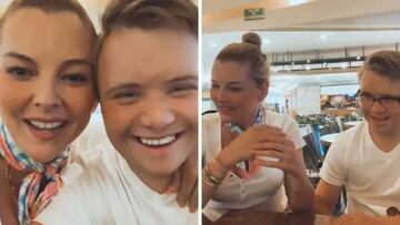 Marjorie de Sousa comparte momentos de su encuentro con Luciano, el hijo de Lety Calderón