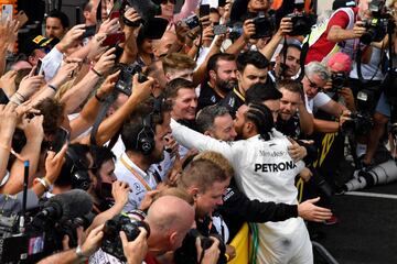 Así fue la victoria de Hamilton en el GP de Francia