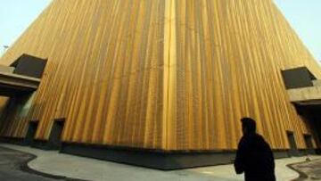 <b>DISPONIBLE. </b>El Comité Olímpico Chino presentó ayer el Wukesong Arena, en Pekín.
