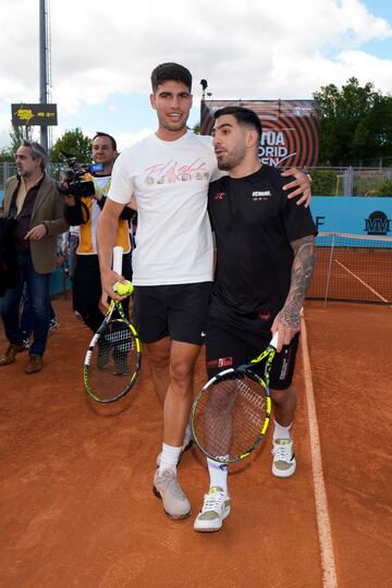 Carlos Alcaraz e Ilia Topuria.