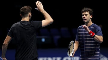 Zeballos arrancó con un triunfo en el dobles del ATP Finals